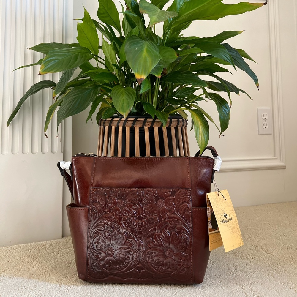 Brand New Patricia Nash Leather Aveley Crossbody